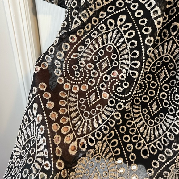 Anthropologie Brooke Eyelet Swing Dress - Picture 6 of 6